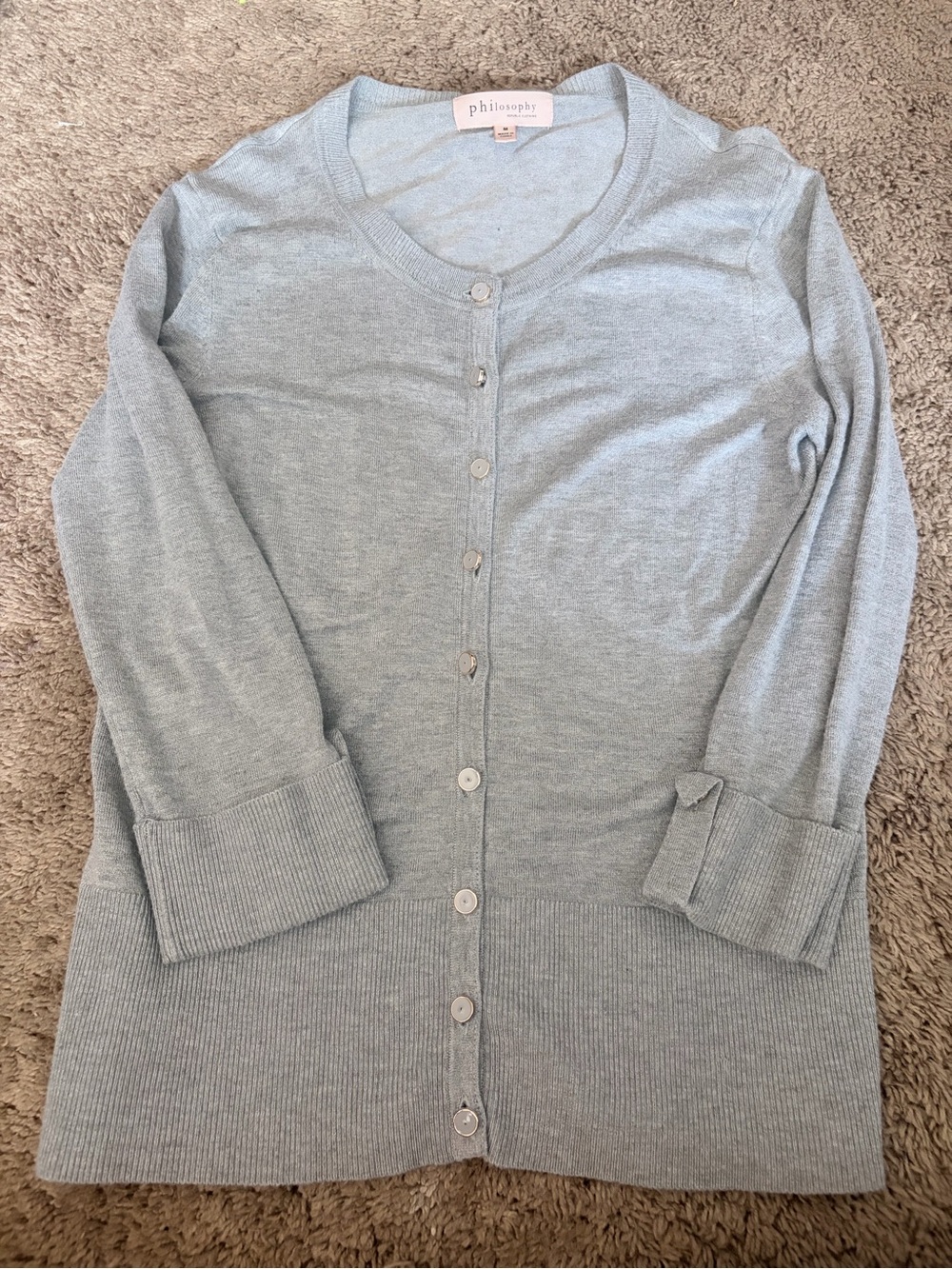 Philosophy Gray Sweater